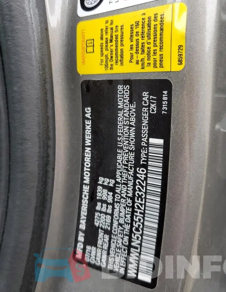 WMWLN5C55H2E32246 Photo# 12