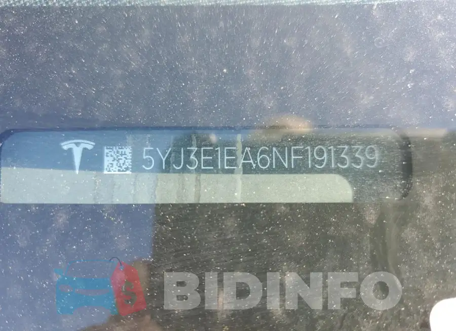 5YJ3E1EA6NF191339 Photo# 12
