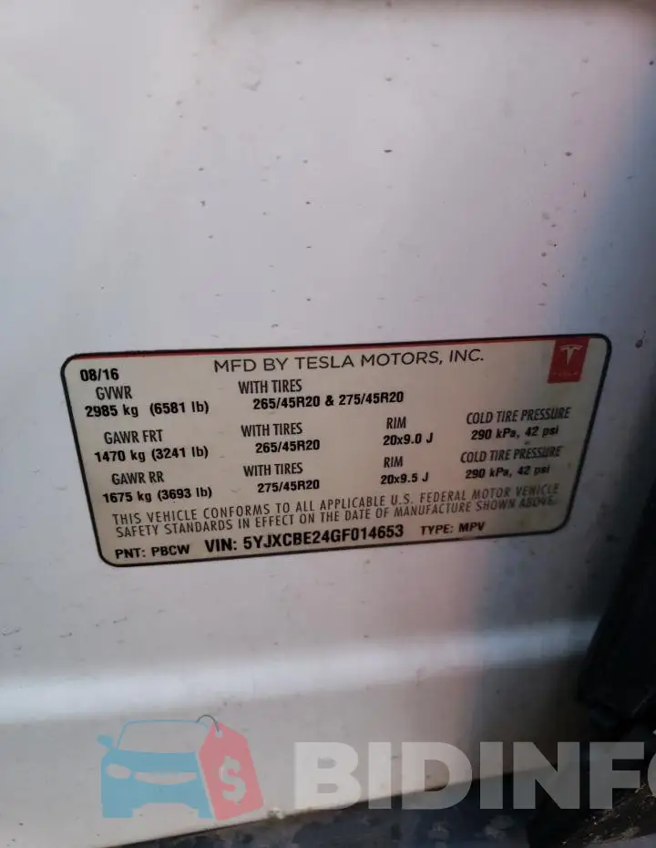 5YJXCBE24GF014653 Photo# 14