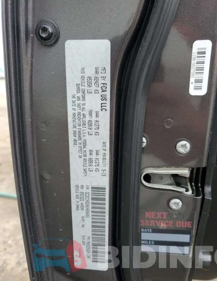 2C3CCAGG5KH648451 Photo# 12