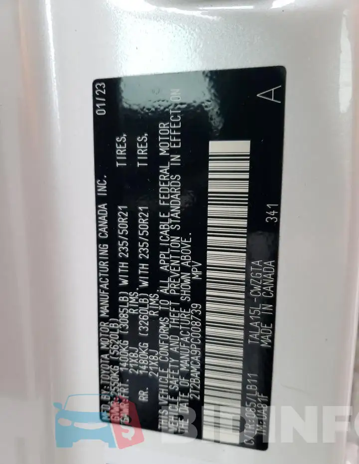 2T2BAMCA9PC008739 Photo# 14