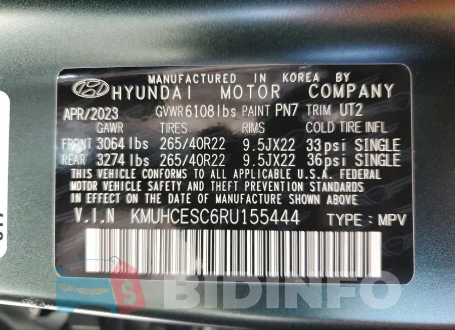 KMUHCESC6RU155444 Photo# 13