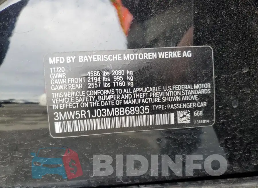 3MW5R1J03M8B68935 Photo# 12