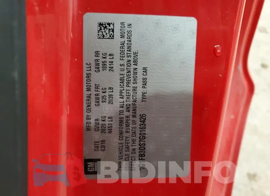 1G1FB3DS7G0163426 Photo# 12