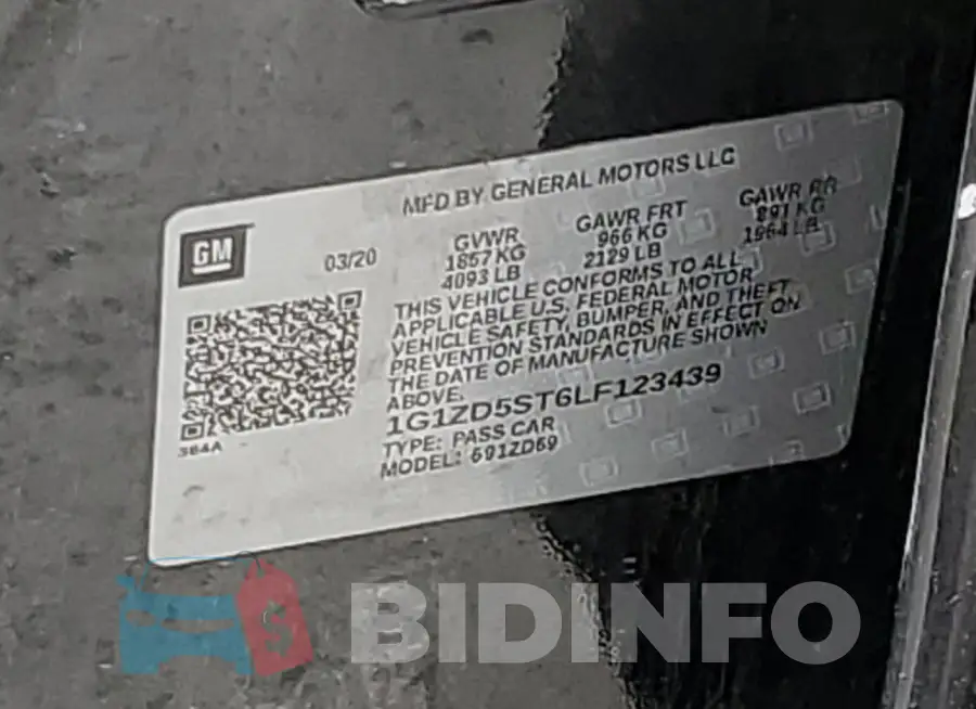 1G1ZD5ST6LF123439 Photo# 13