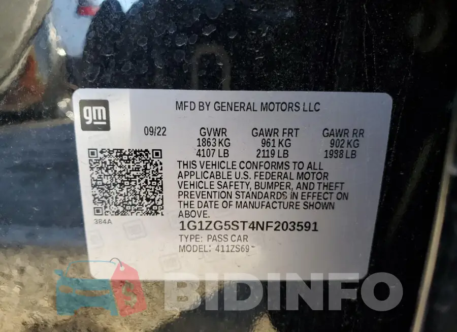 1G1ZG5ST4NF203591 Photo# 12