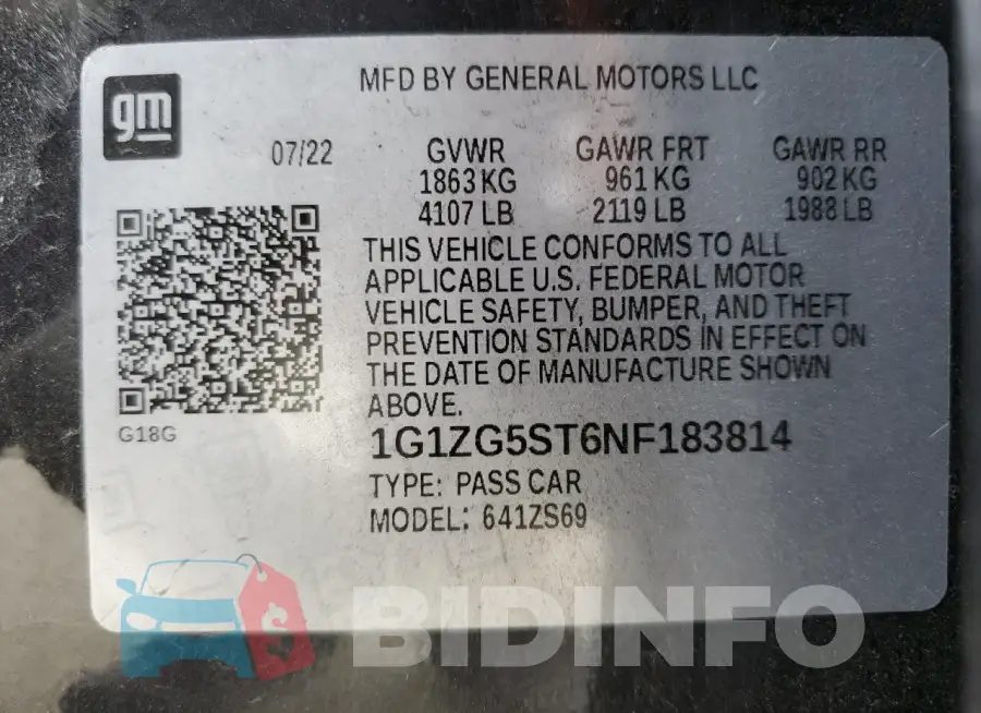1G1ZG5ST6NF183814 Photo# 12