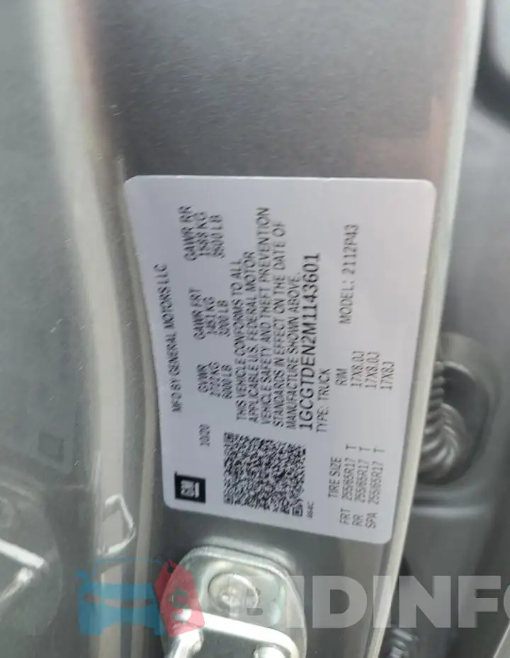 1GCGTDEN2M1143601 Photo# 12