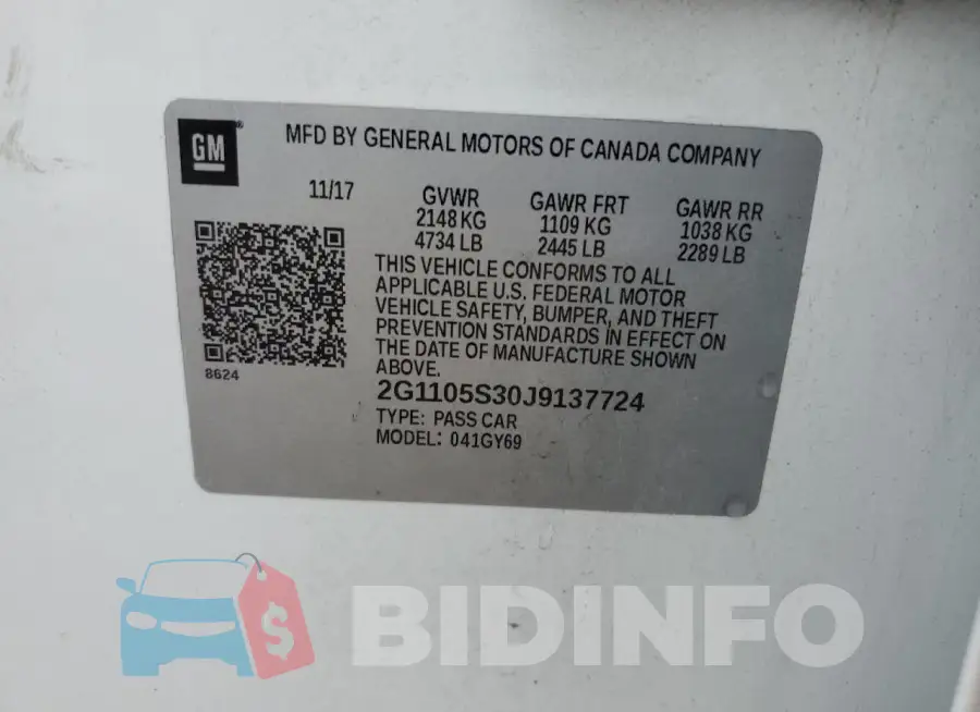 2G1105S30J9137724 Photo# 12