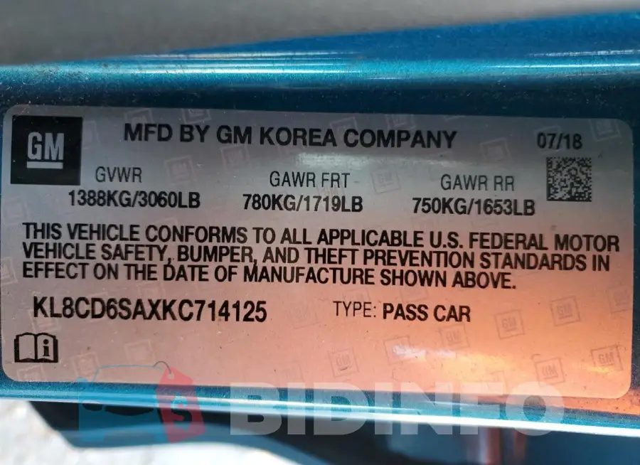 KL8CD6SAXKC714125 Photo# 12