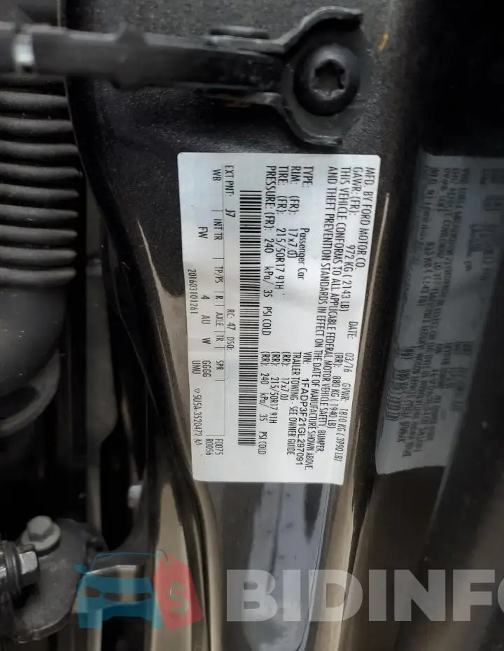 1FADP3F21GL297091 Photo# 12