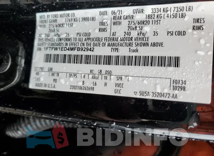 1FTFW1ED4MFB92942 Photo# 12