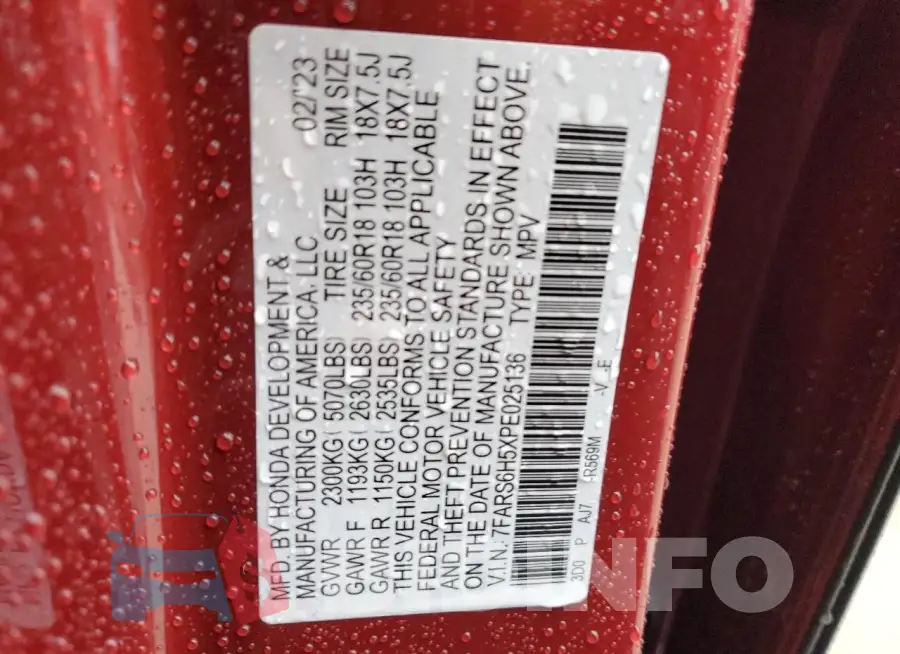 7FARS6H5XPE025136 Photo# 10