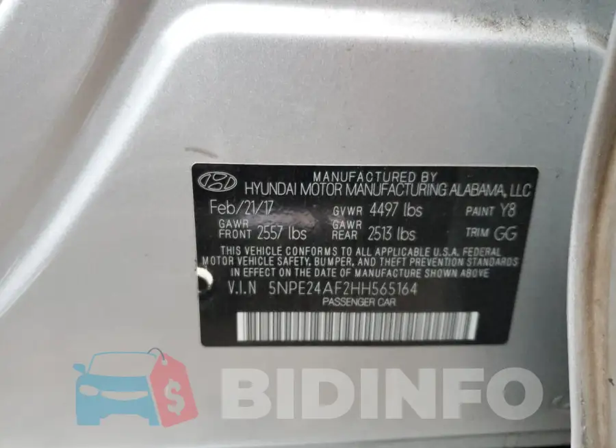 5NPE24AF2HH565164 Photo# 12
