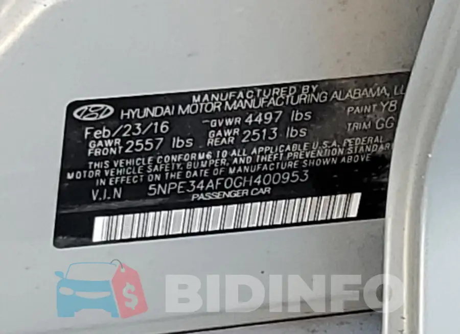 5NPE34AF0GH400953 Photo# 12