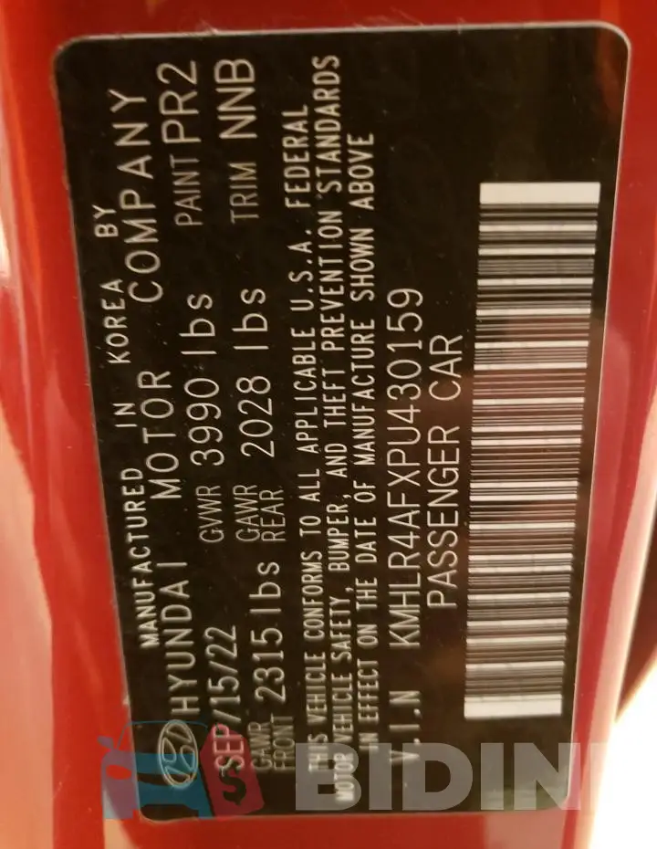 KMHLR4AFXPU430159 Photo# 12