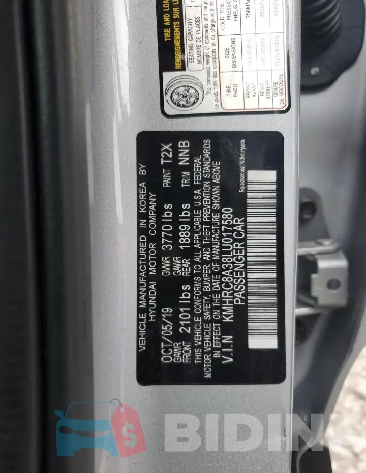 KMHRC8A38LU017580 Photo# 13