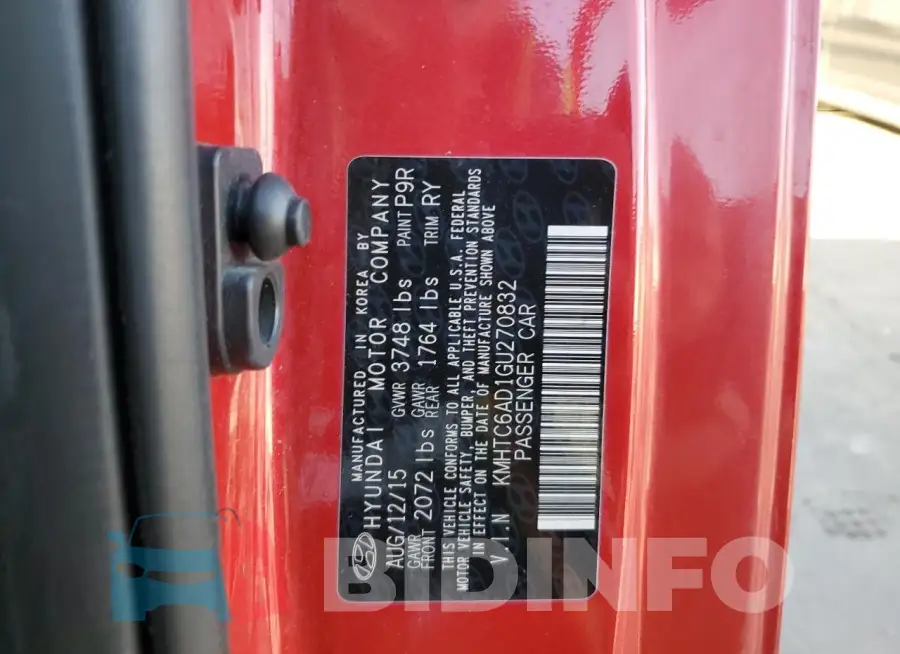 KMHTC6AD1GU270832 Photo# 12