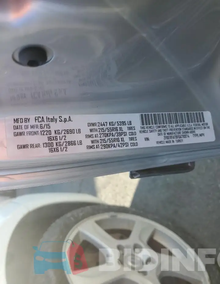 ZFBERFAT9F6A78974 Photo# 12