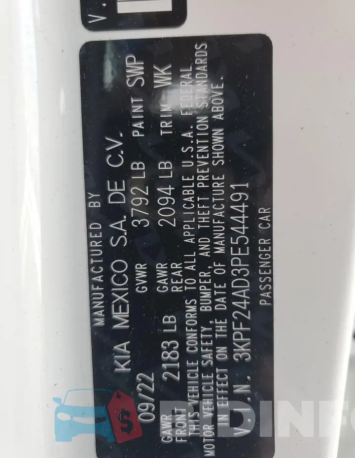 3KPF24AD3PE544491 Photo# 12