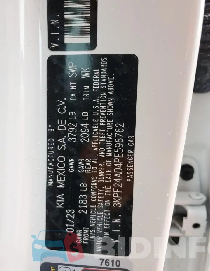3KPF24AD4PE596762 Photo# 12