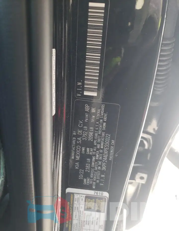 3KPF24ADXPE550322 Photo# 13