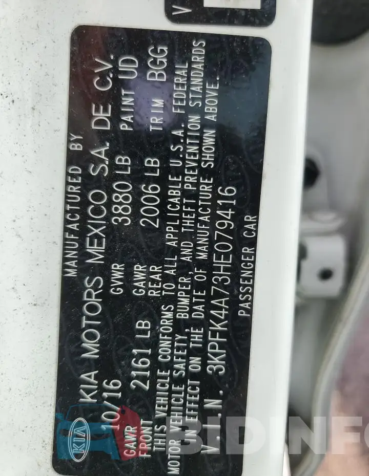 3KPFK4A73HE079416 Photo# 12