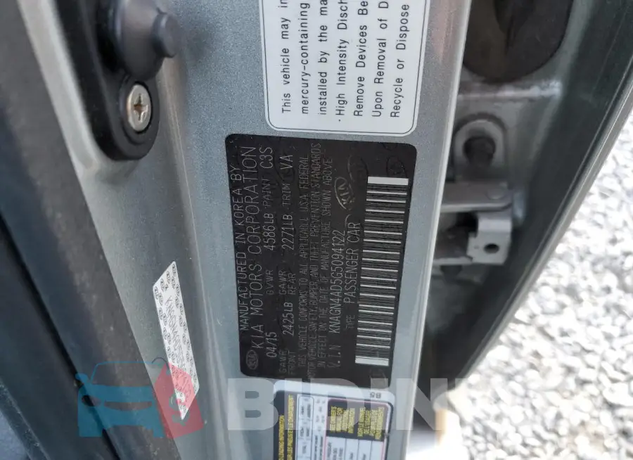 KNAGN4AD5G5094122 Photo# 12