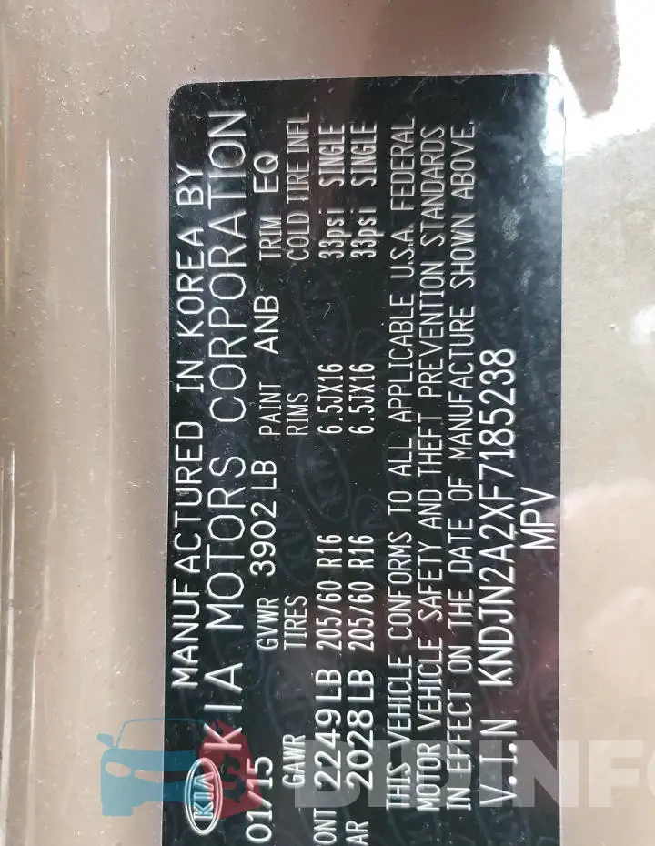 KNDJN2A2XF7185238 Photo# 12