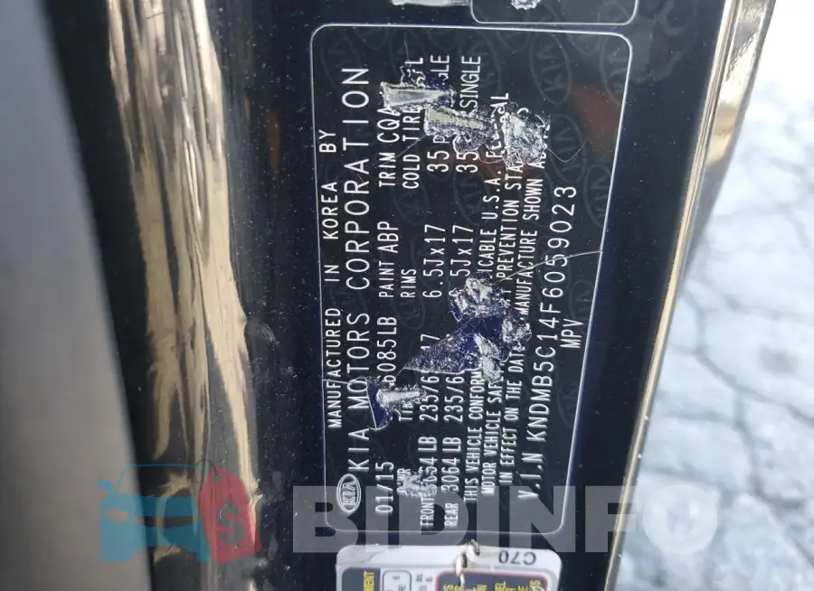 KNDMB5C14F6059023 Photo# 12