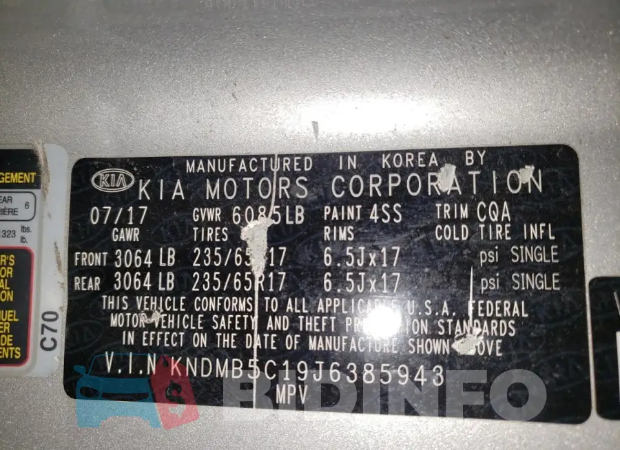 KNDMB5C19J6385943 Photo# 13