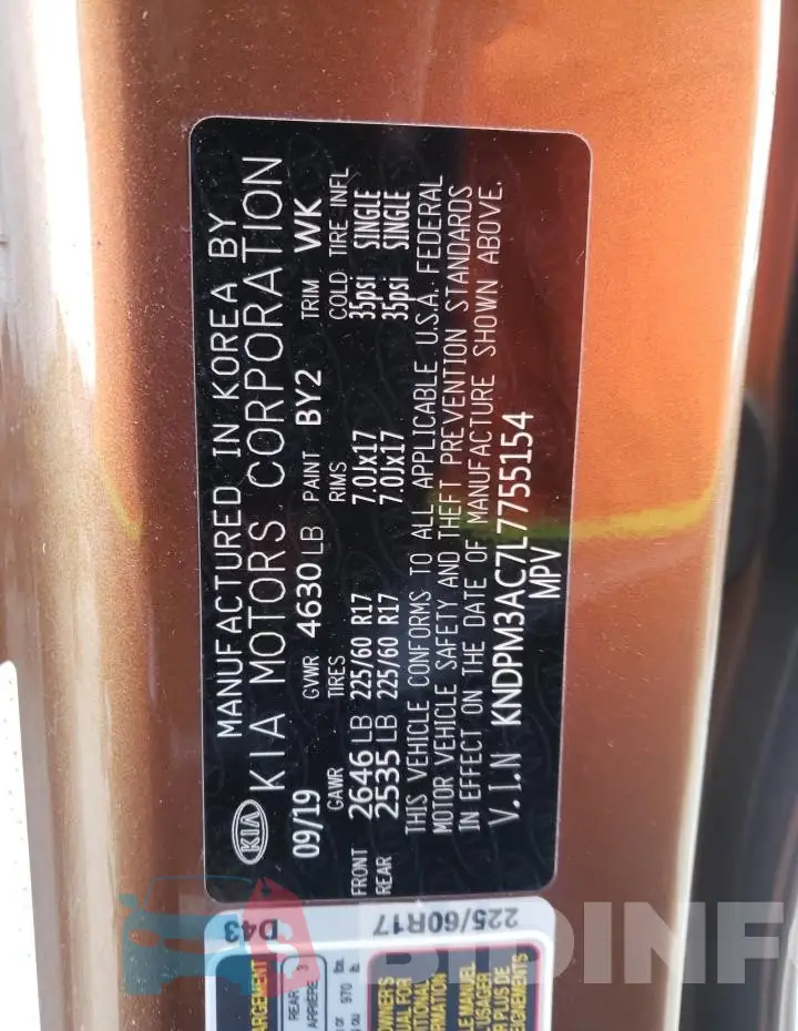 KNDPM3AC7L7755154 Photo# 12