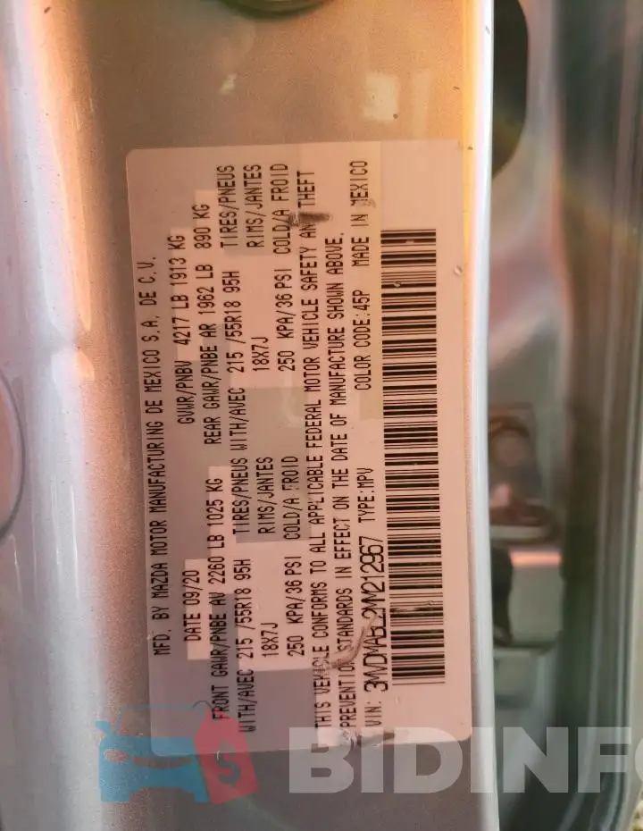 3MVDMABL2MM212967 Photo# 13