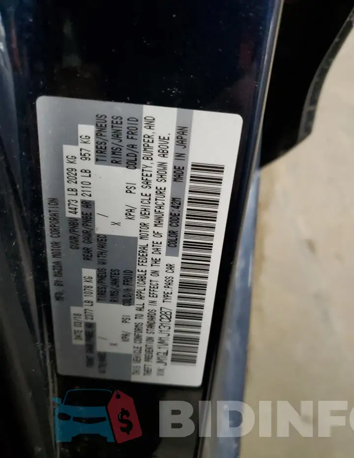 JM1GL1VM1J1310287 Photo# 12