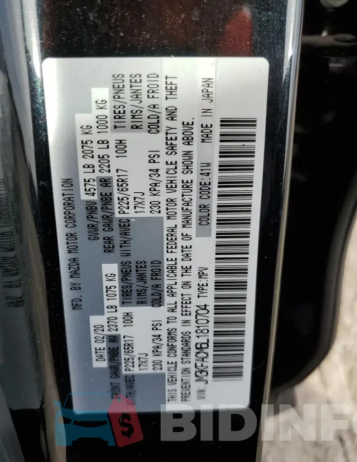 JM3KFACM6L1810704 Photo# 12