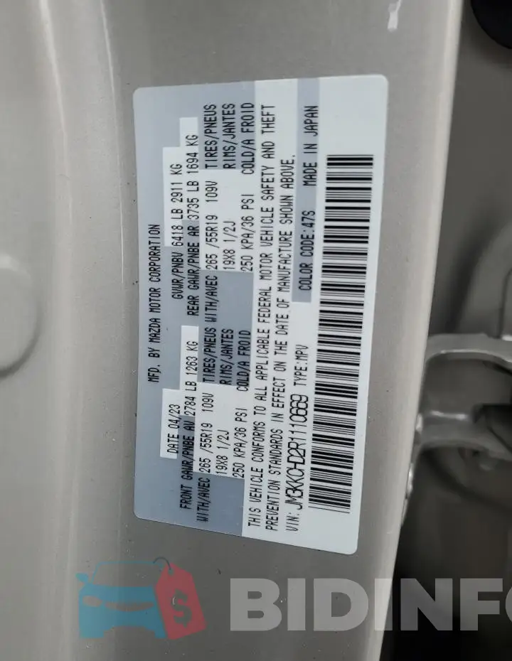 JM3KKCHD2R1110669 Photo# 12