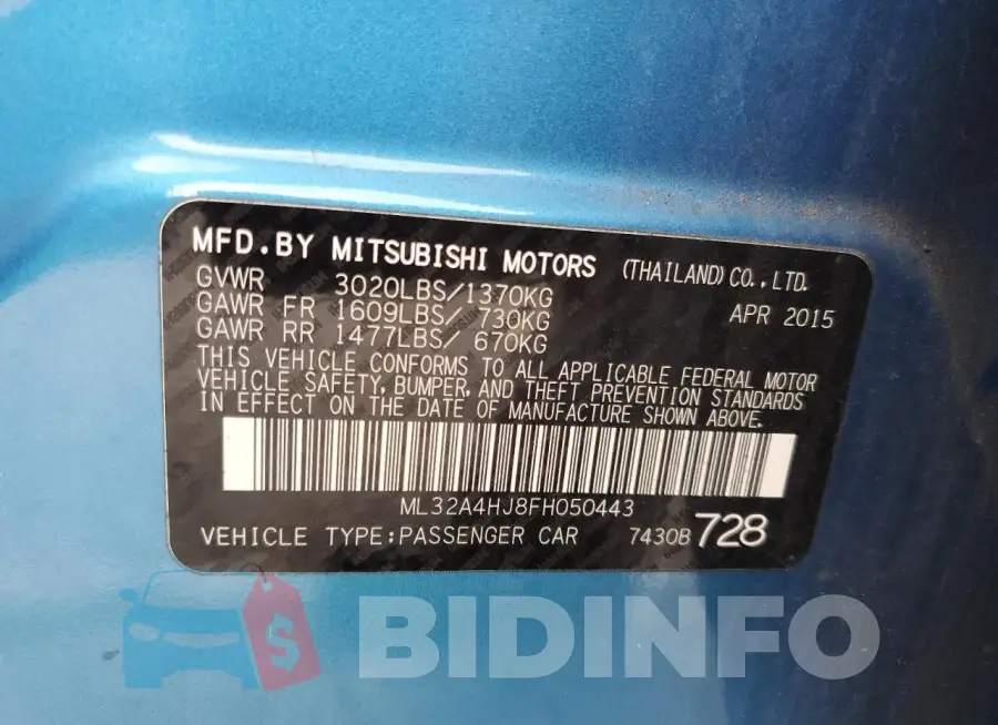 ML32A4HJ8FH050443 Photo# 12