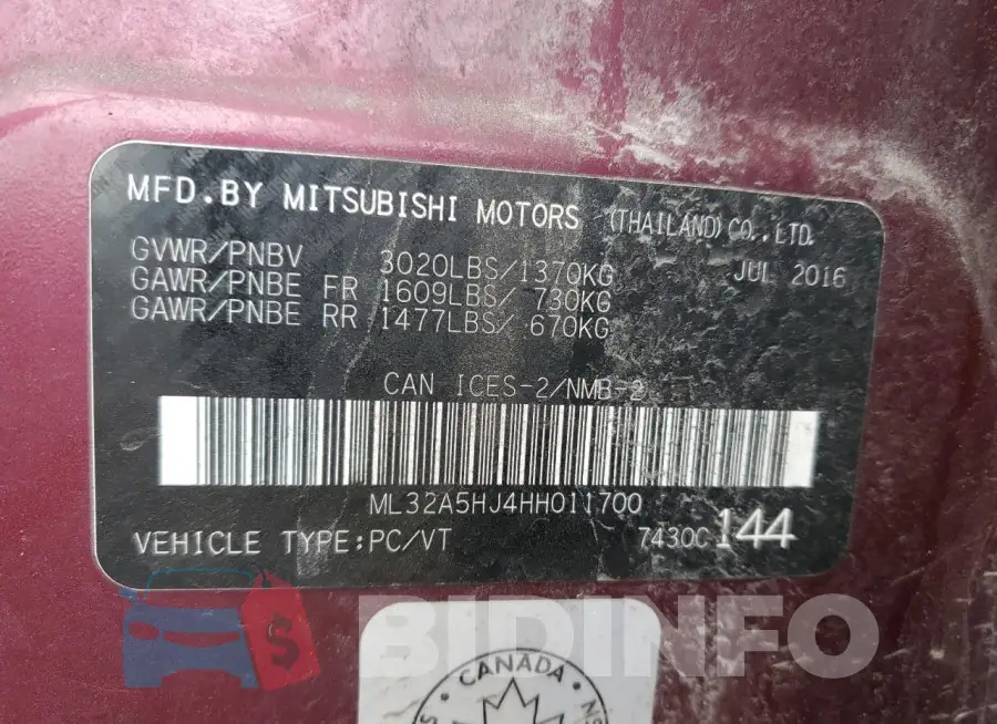 ML32A5HJ4HH011700 Photo# 12