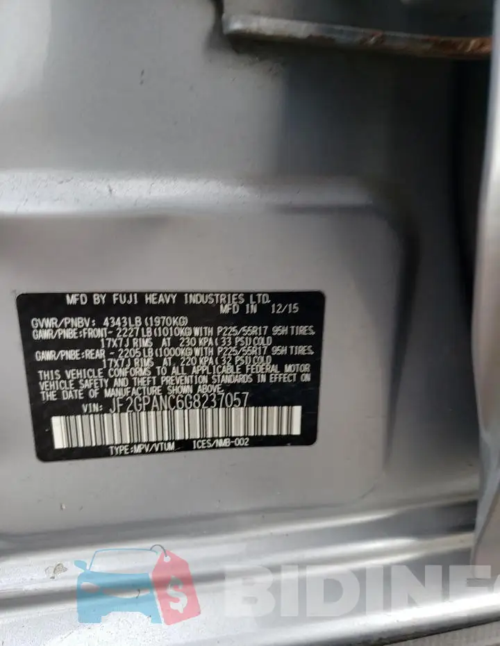 JF2GPANC6G8237057 Photo# 12