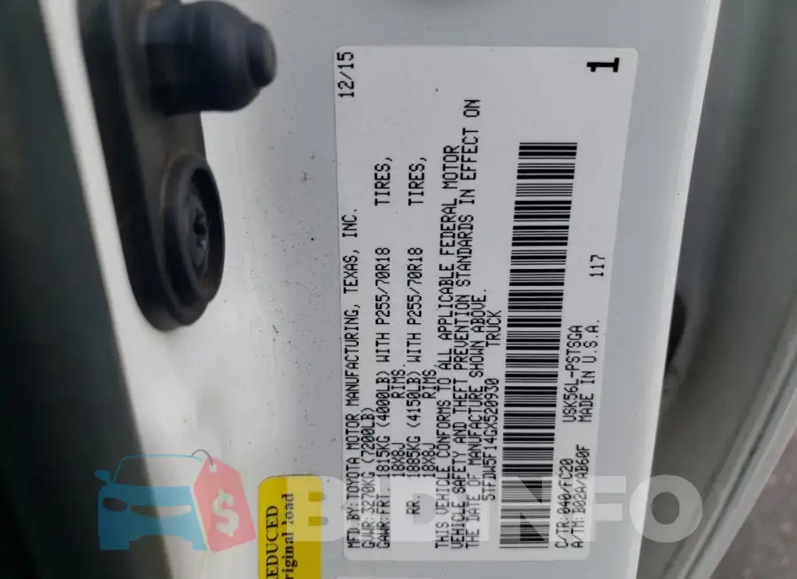 5TFDW5F14GX520930 Photo# 12