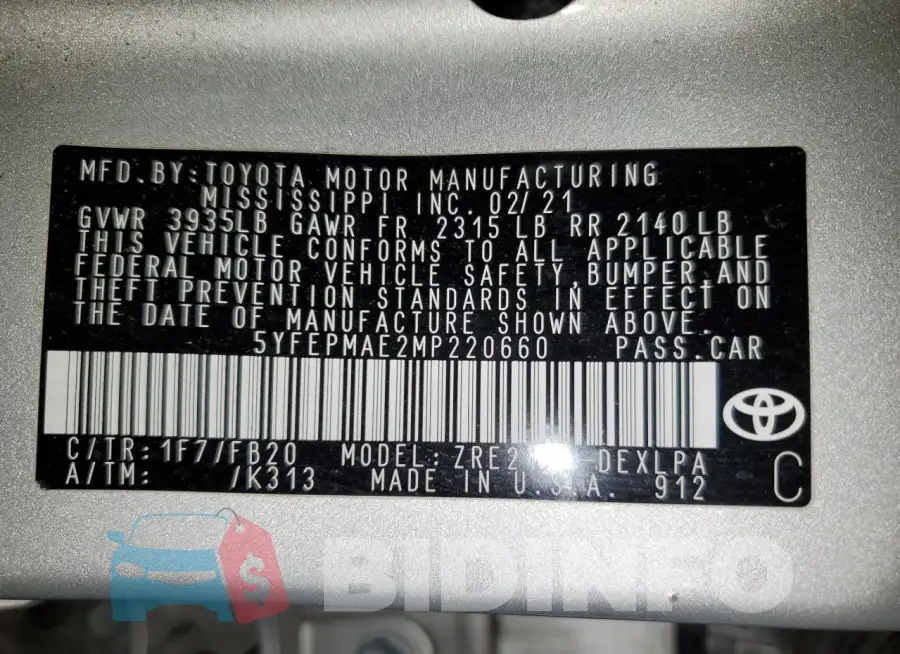 5YFEPMAE2MP220660 Photo# 12