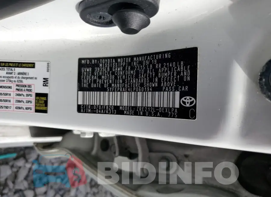 5YFEPRAE4LP060194 Photo# 12