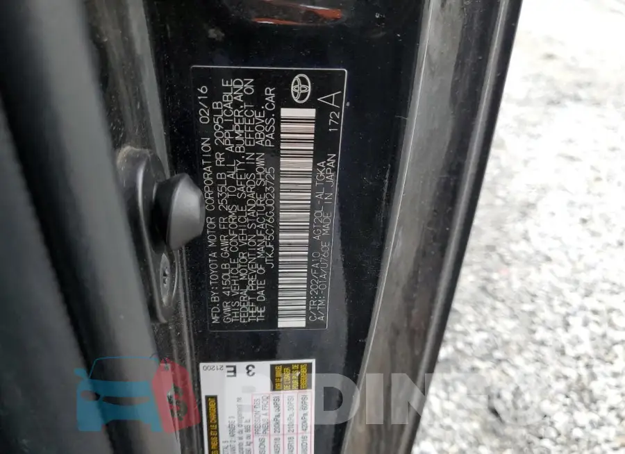 JTKJF5C76GJ023725 Photo# 12