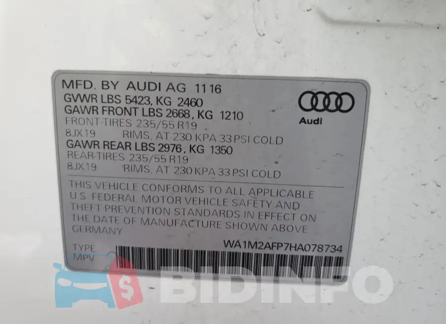 WA1M2AFP7HA078734 Photo# 12