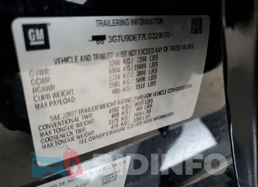 3GTU9DET7LG329070 Photo# 12