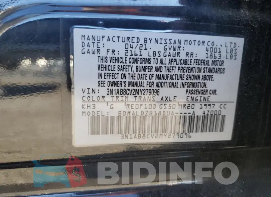 3N1AB8CV2MY279096 Photo# 12