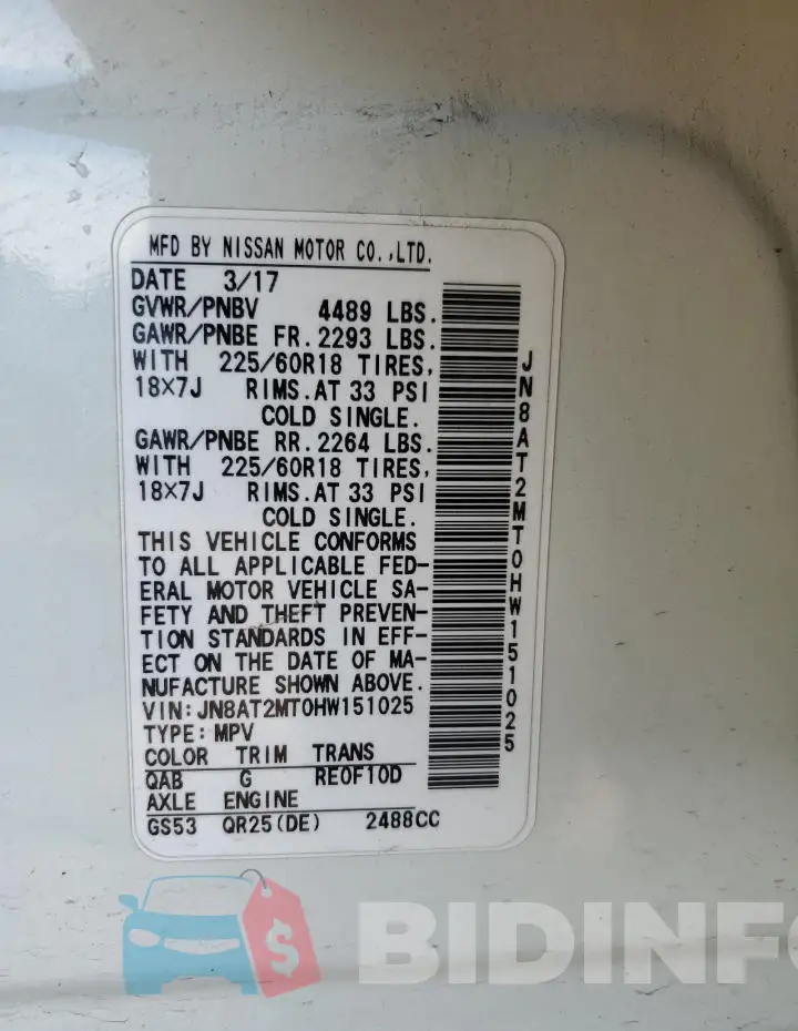 JN8AT2MT0HW151025 Photo# 12