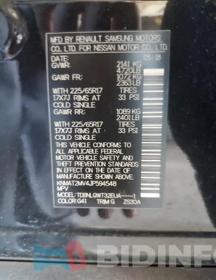 KNMAT2MV4JP594548 Photo# 13