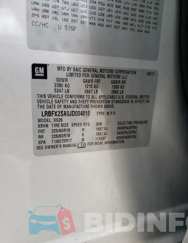 LRBFX2SA9JD004810 Photo# 13