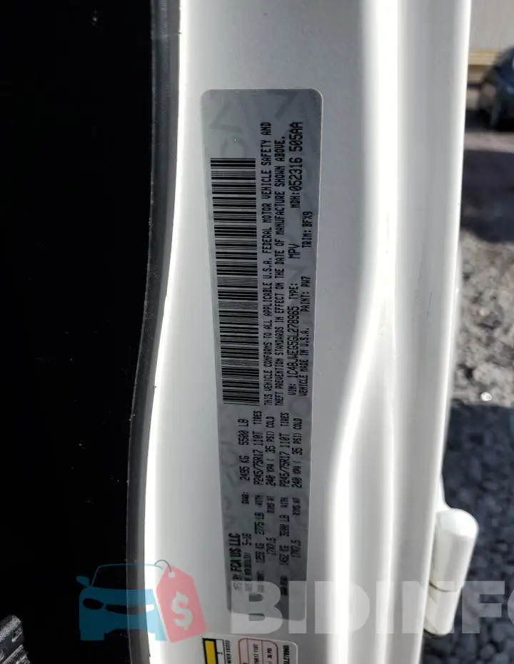 1C4BJWEG5GL278965 Photo# 13